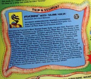 Earthworm Jim Snip and Keep Psycrow Card