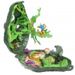 Mighty Max Tangles with the Ape King - Doom Zone Playset Open
