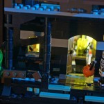 Peeking Through Lego Haunted House