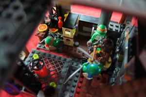 TMNT Dojo Lego MOC Custom Sewer Lair Layout