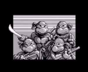 TMNT Back from the Sewers Game Boy Ninja Turtle Team