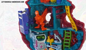 Mighty max Blows Up Dino Lab Close Up
