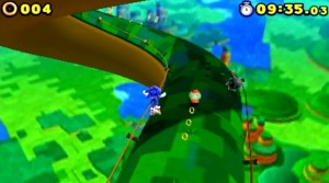 Sonic Lost World 3DS Tube World