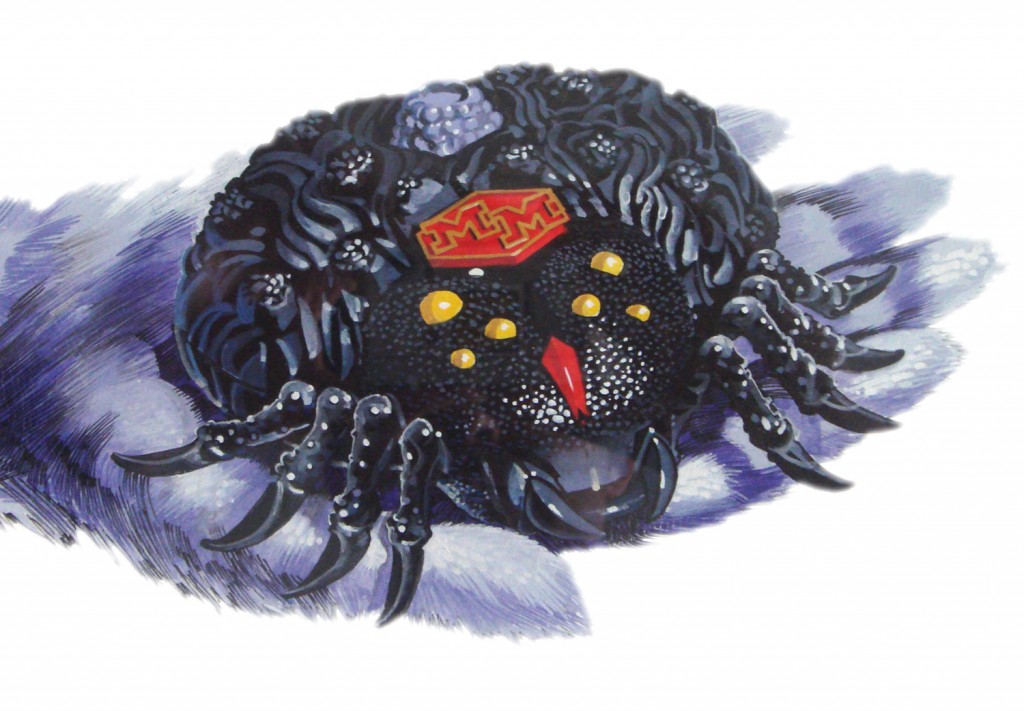 Mighty Max Trapped Arachnoid Spider Art