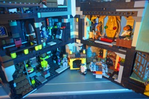 Lego MOC Haunted House Open inside