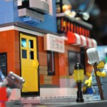 Pizza Shop above TMNT Custom Ninja Turtles Lego Sewer