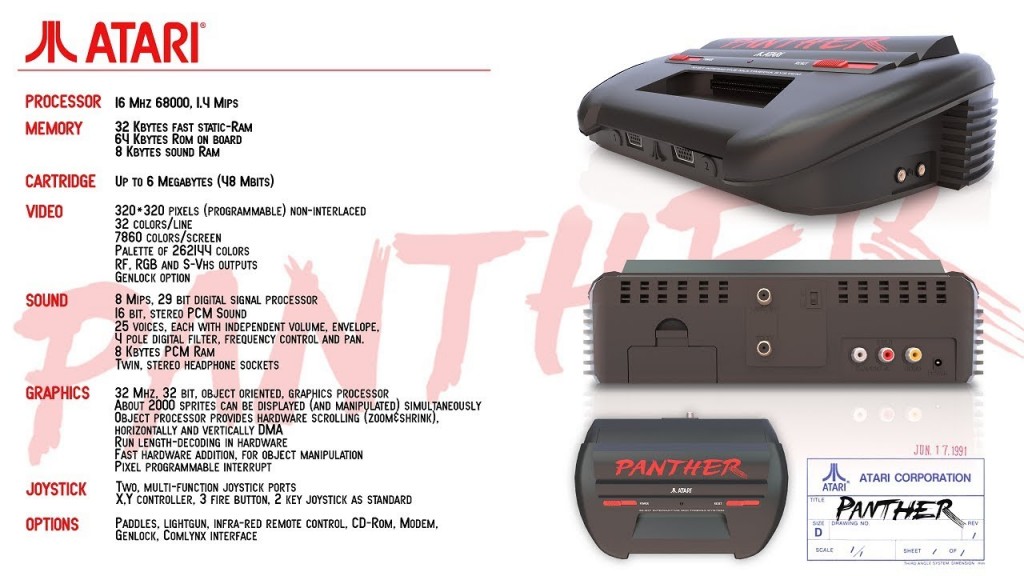 Atari Panther Unreleased Console
