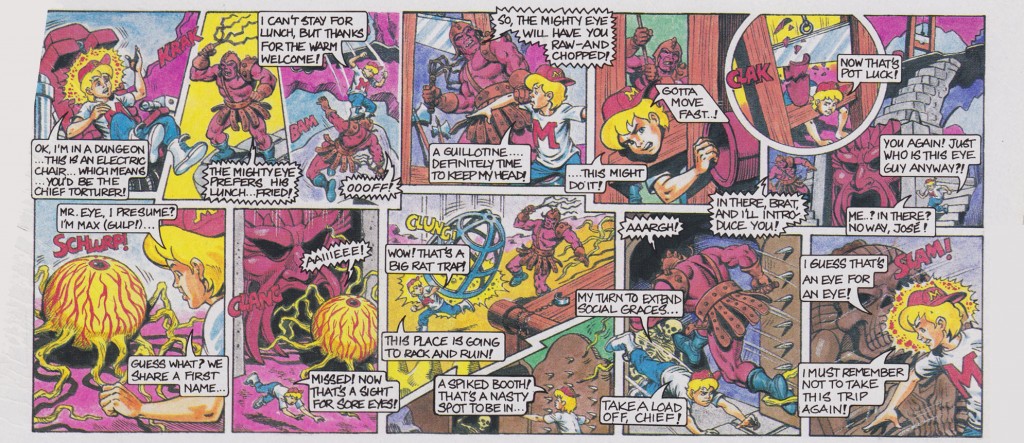 Mighty Max Cyclops Comic Panel