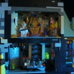 Custom Lego Haunted House MOC Inside Wall