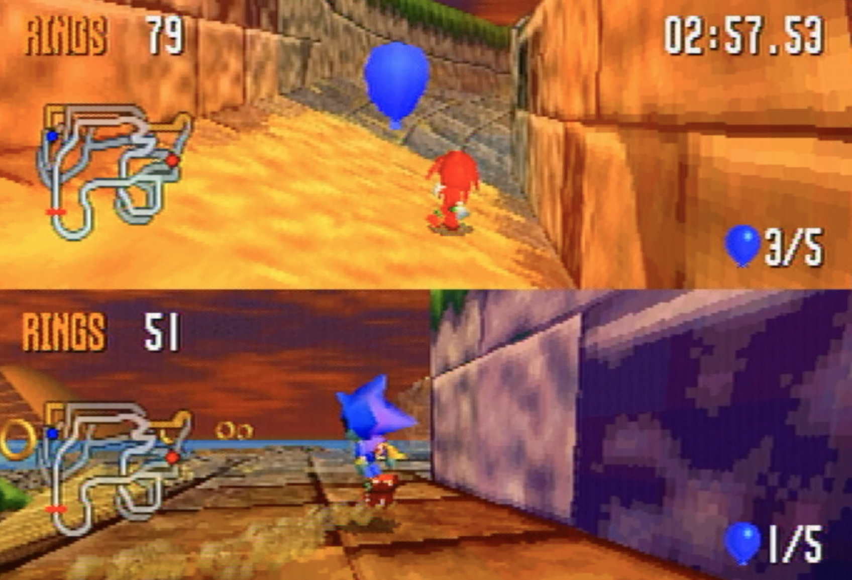 Sonic R/Sonic 3D